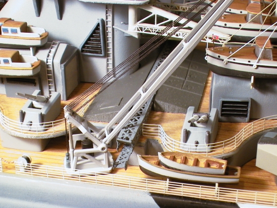 Midship Crane and Gun Detail