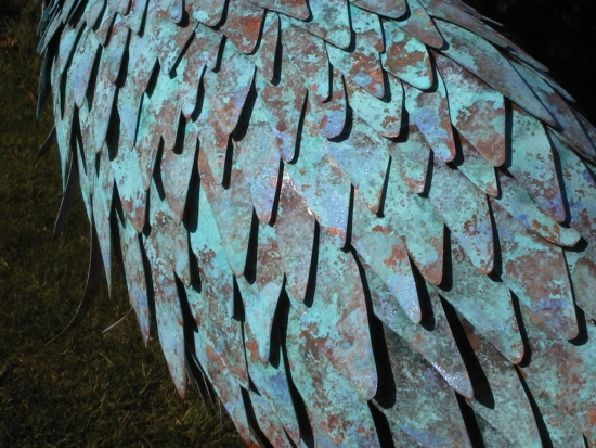 Heron Feather Detail